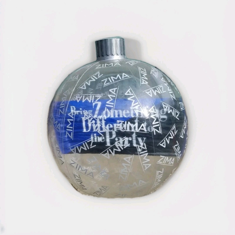 1994 Zima Malt Beer Bar Inflatable Christmas Ornament Decoration Pool Party